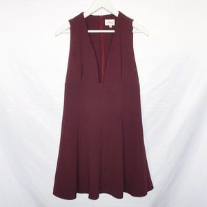 Wilfred Montbrun Burgundy Dress